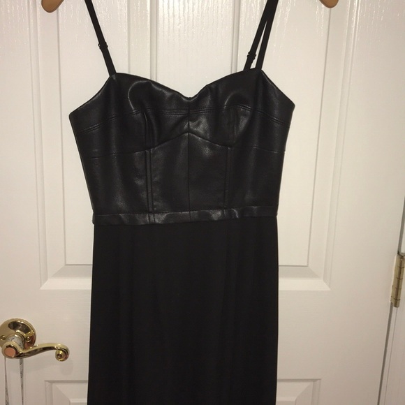 BCBG faux leather fabric dress - Picture 4 of 6